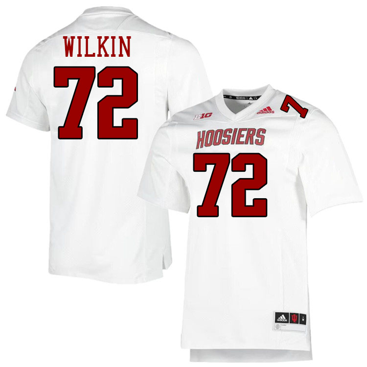 Baylor Wilkin Indiana Jerssey,Indiana University Hooisers Football Jersey,Uniforms-Retro White